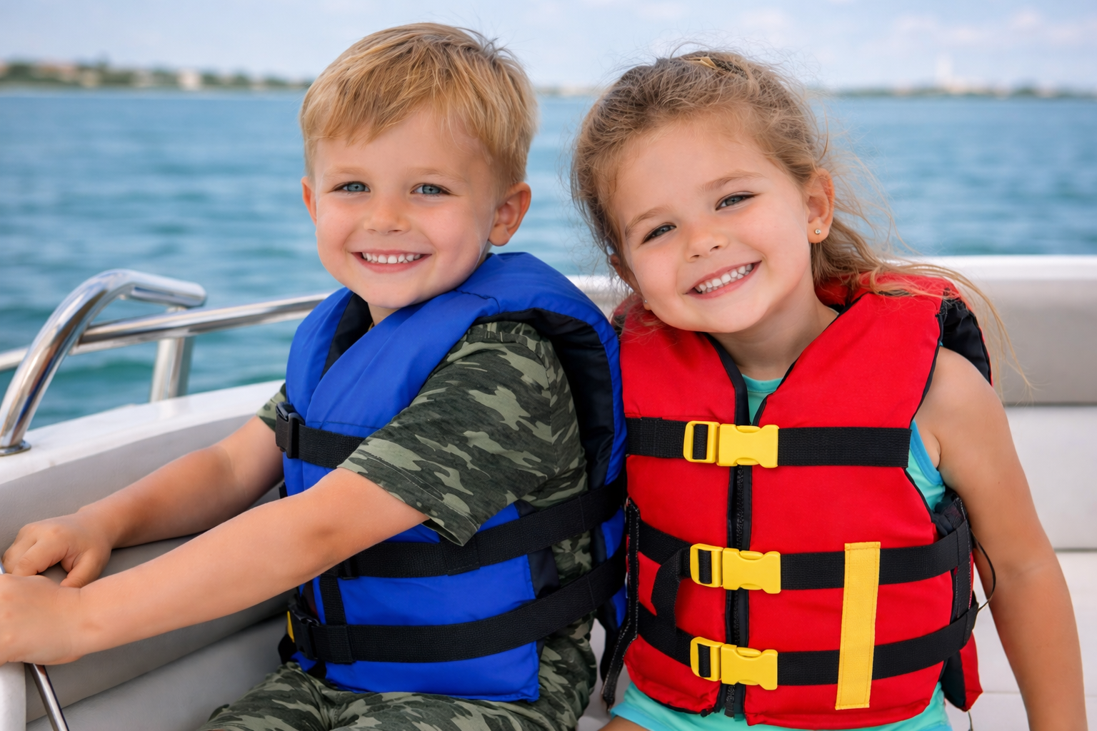 Children in lifevests